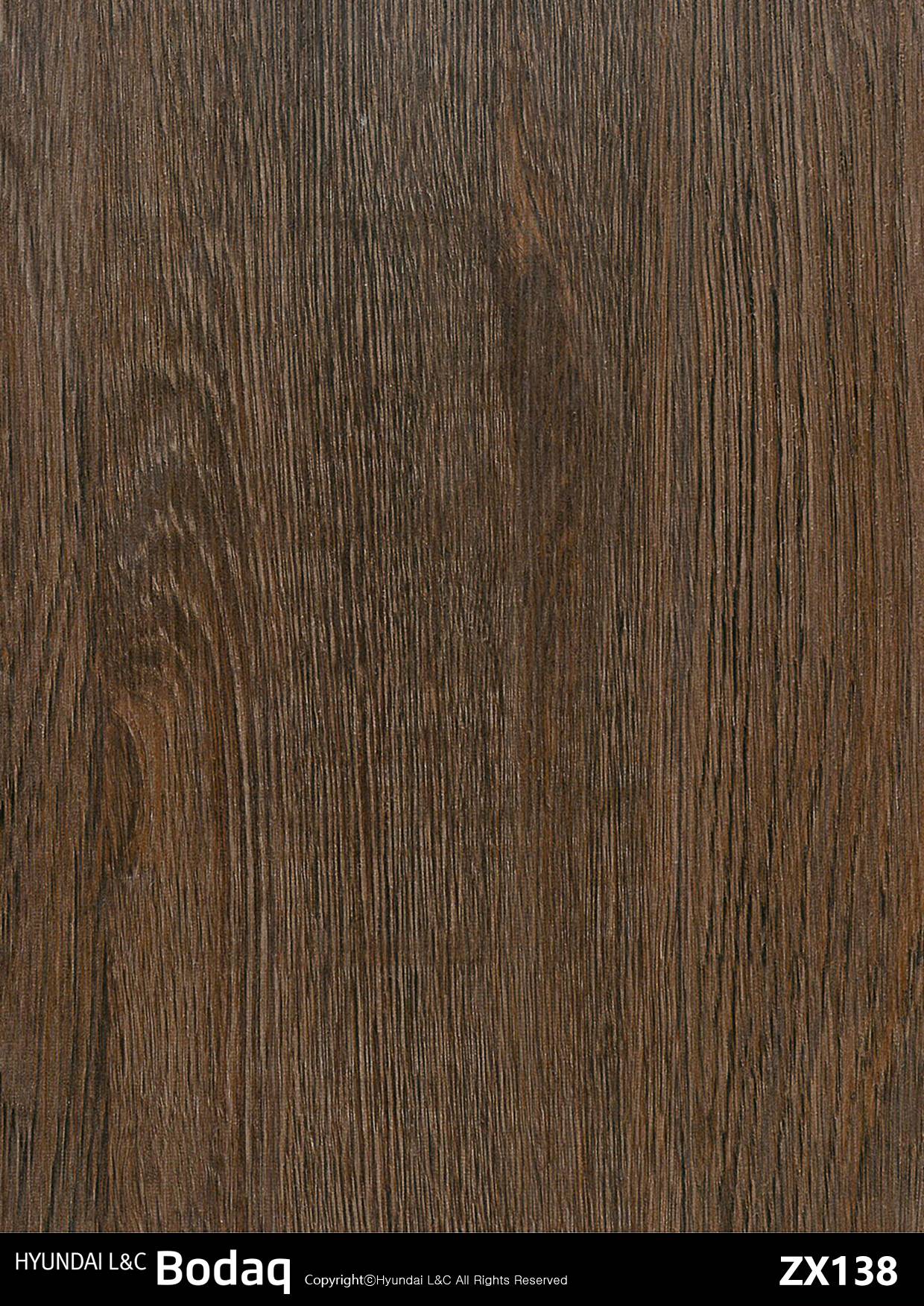 ZX138 Oak Dark Wood Interior Film - Rich Wood Collection