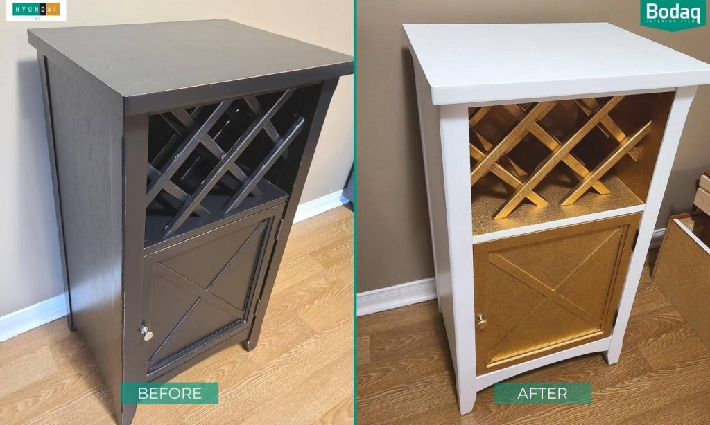 APZ26 and S115. Cabinet before & after
