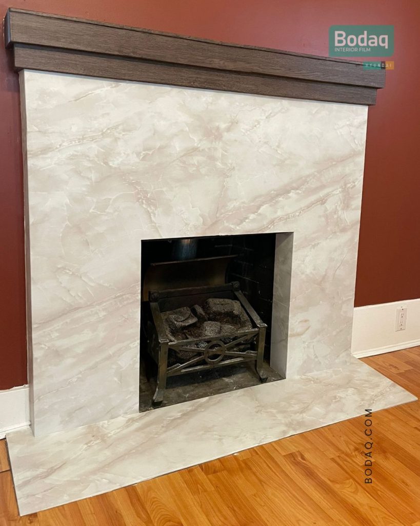 Fireplace Refinished With PM003