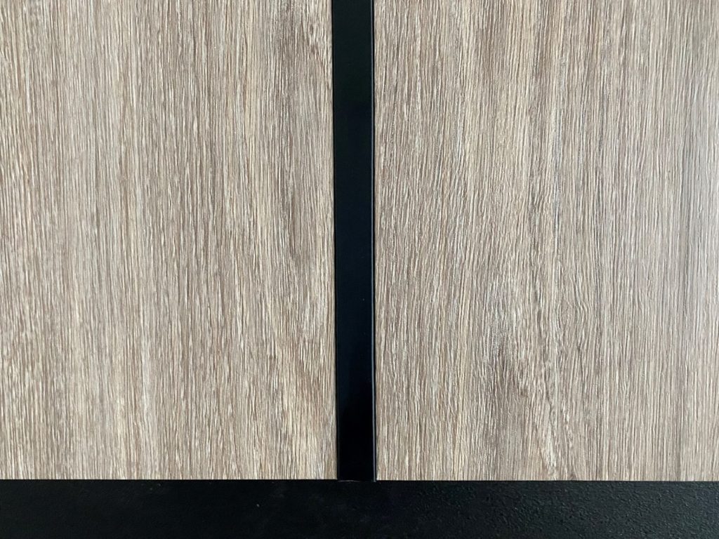 Wood panels close up