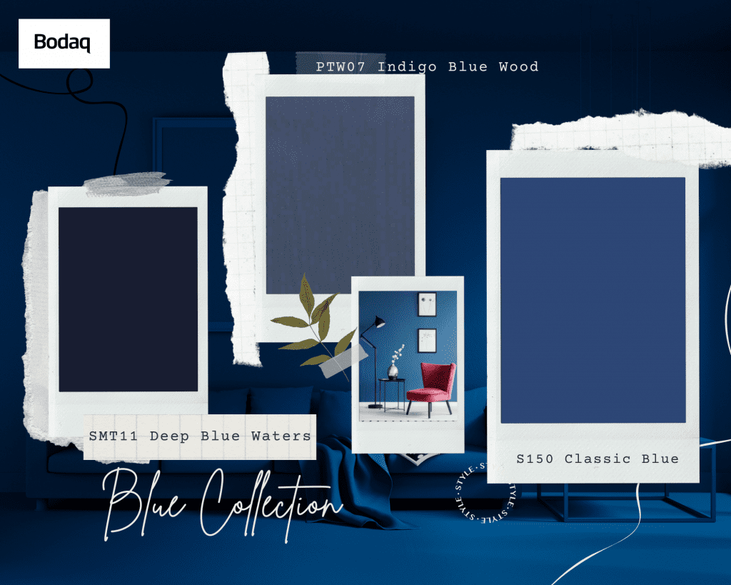 Blue Collection of Bodaq Interior Film