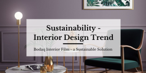 Sustainability interior design trend 2022