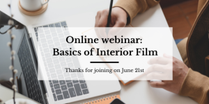 webinar basics of interior film