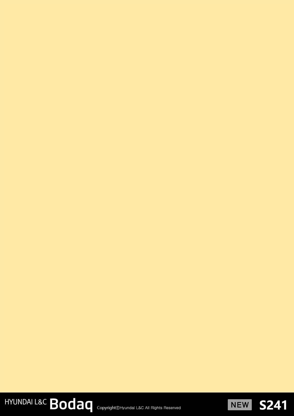 S241 Pale Yellow Interior Film - Solid Color Collection ⋆ Bodaq