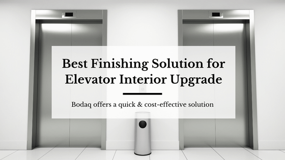 Best Finishing Solution for Elevator Interior Upgrade