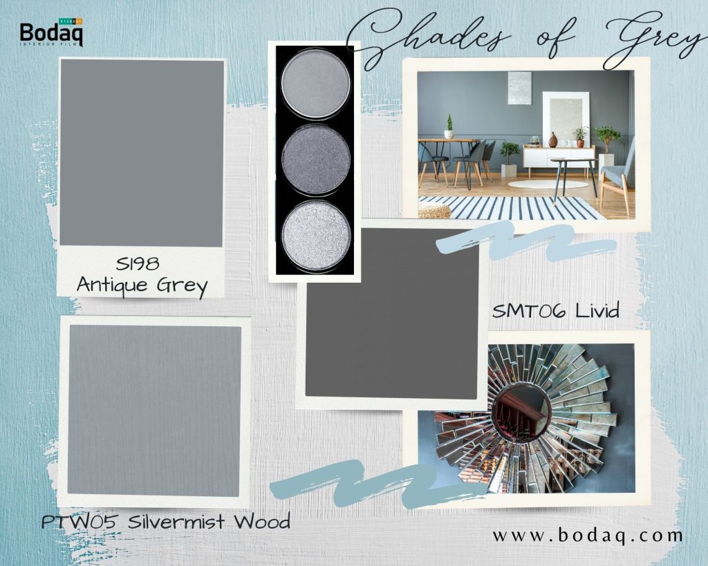 Interior Design trends 2023. Shades of grey