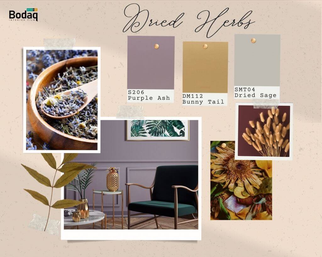 Interior Design trends 2023. Dried Herbs