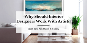 Why should interior designers work with artists?