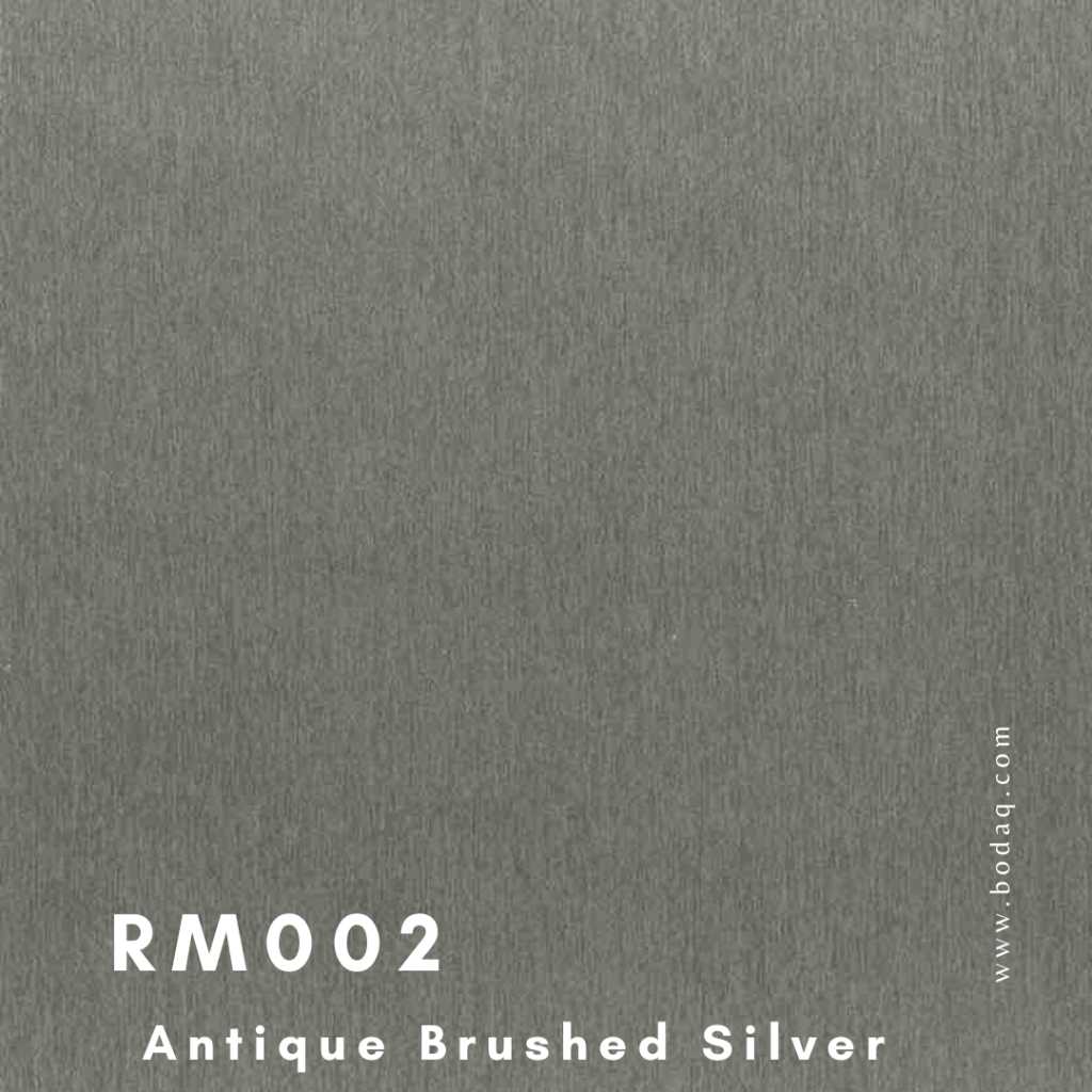 RM002 Antique Brushed Silver Bodaq Interior Film
