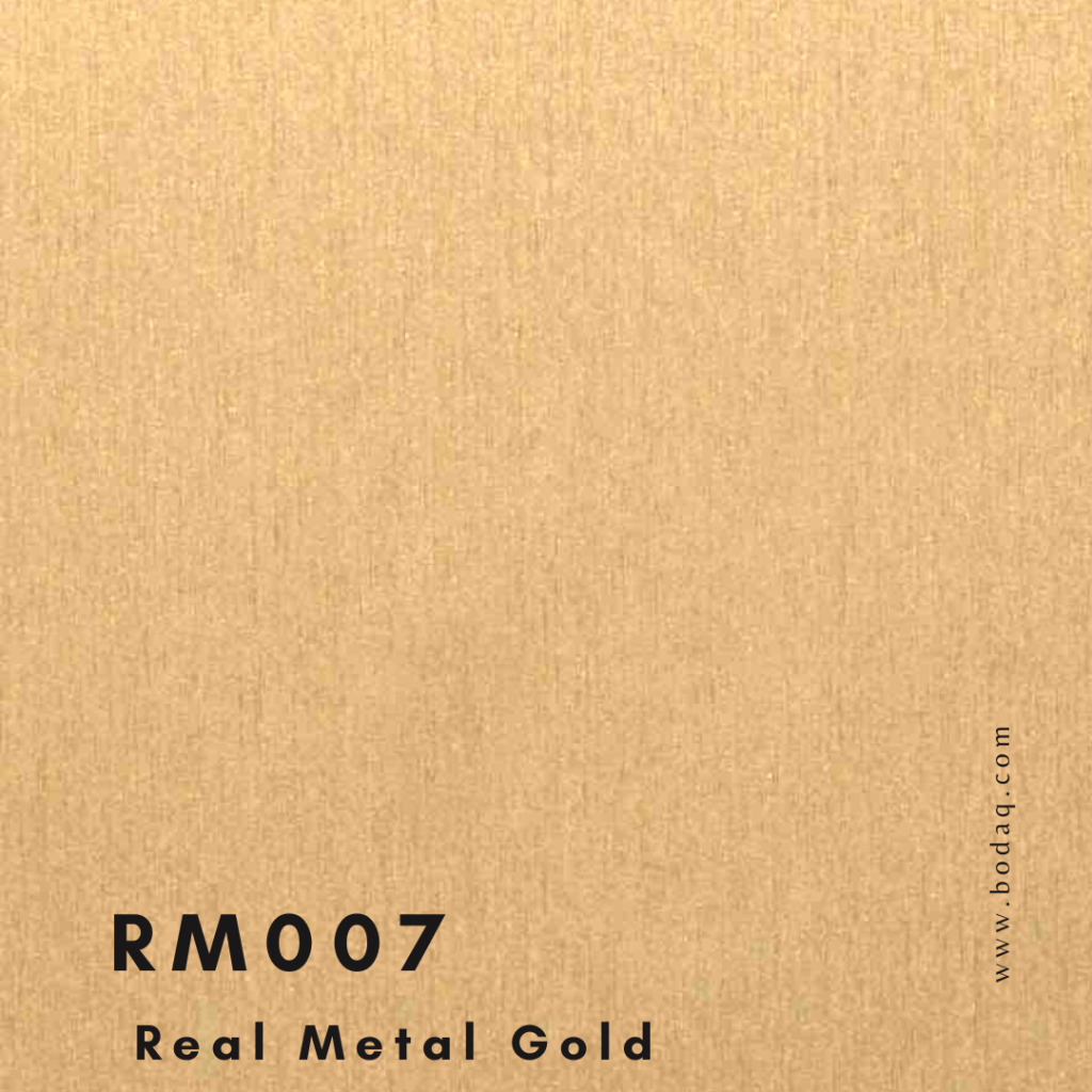 RM007 Real Metal Gold Bodaq Interior Film