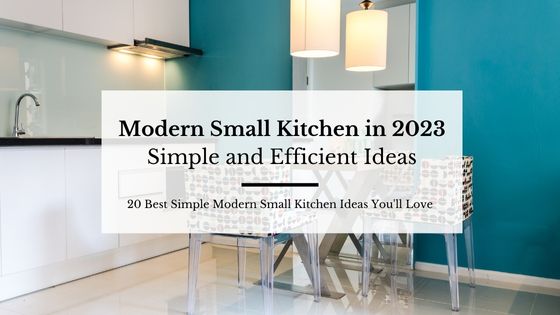 Great Small Modern Kitchen Design Ideas