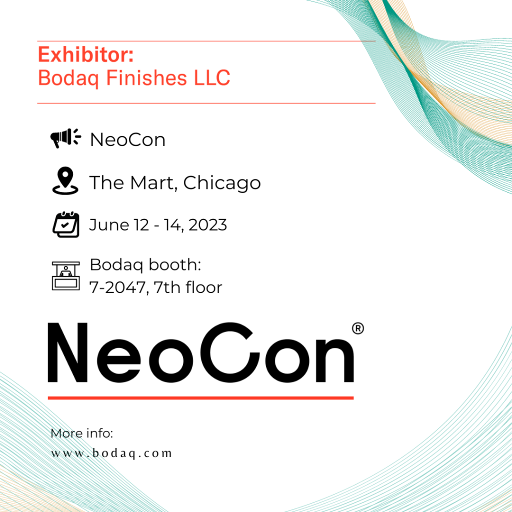 Bodaq to be showcased at NeoCon, Chicago.