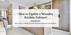 How to update a wooden kitchen cabinet