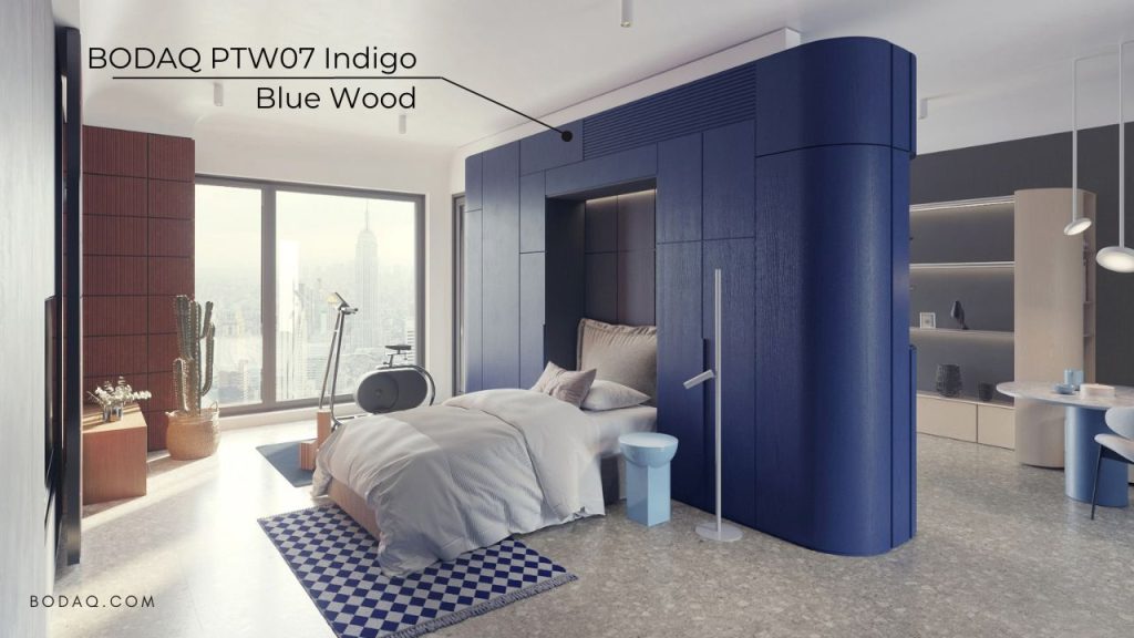 PTW07 Indigo Blue Wood - a versatile finishing solution