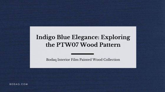 Indigo Blue elegance: exploring the PTW07 wood pattern