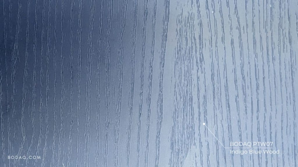PTW07 Indigo Blue Wood pattern closeup