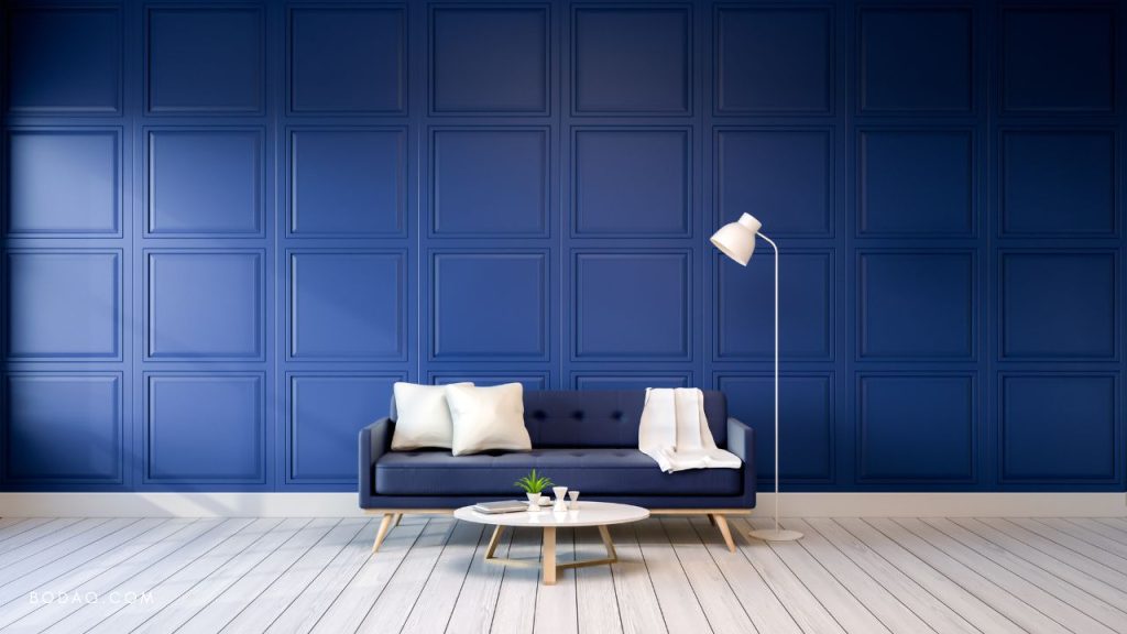 Indigo Blue Accent wall