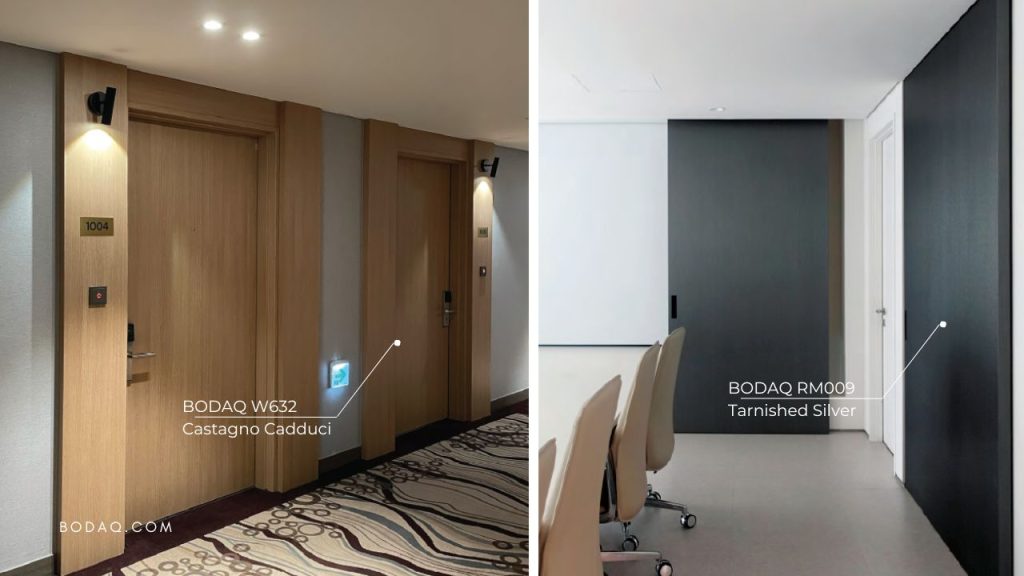 How hotels use Bodaq Interior Film - wrap doors