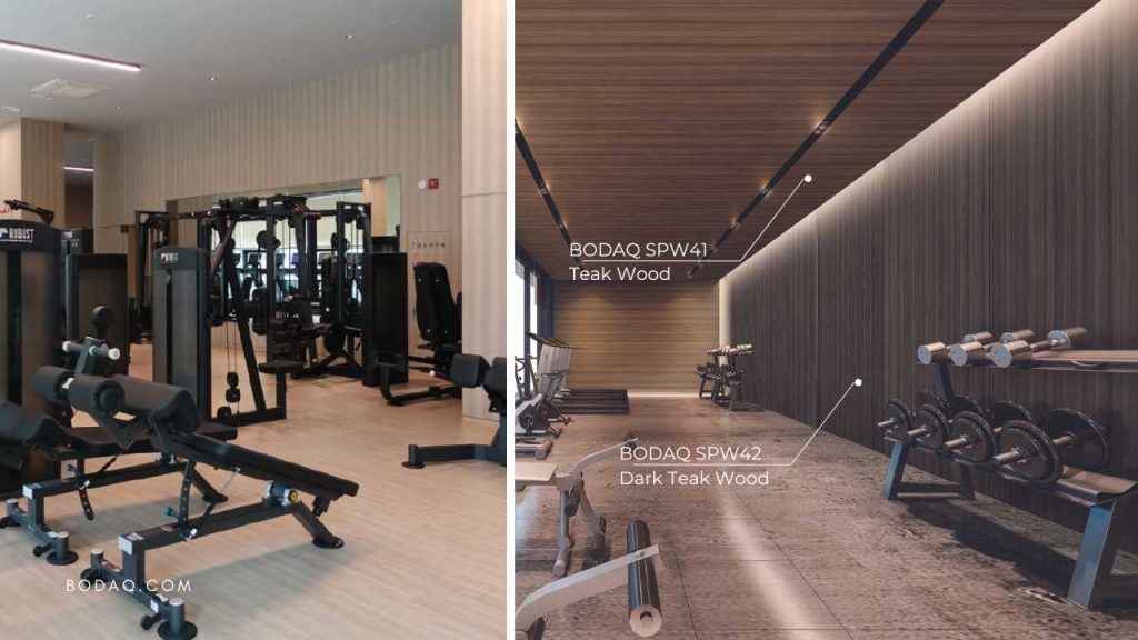 How hotels use Bodaq: wrap gym walls