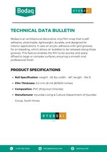 Bodaq Technical Data Bulletin (ENG)