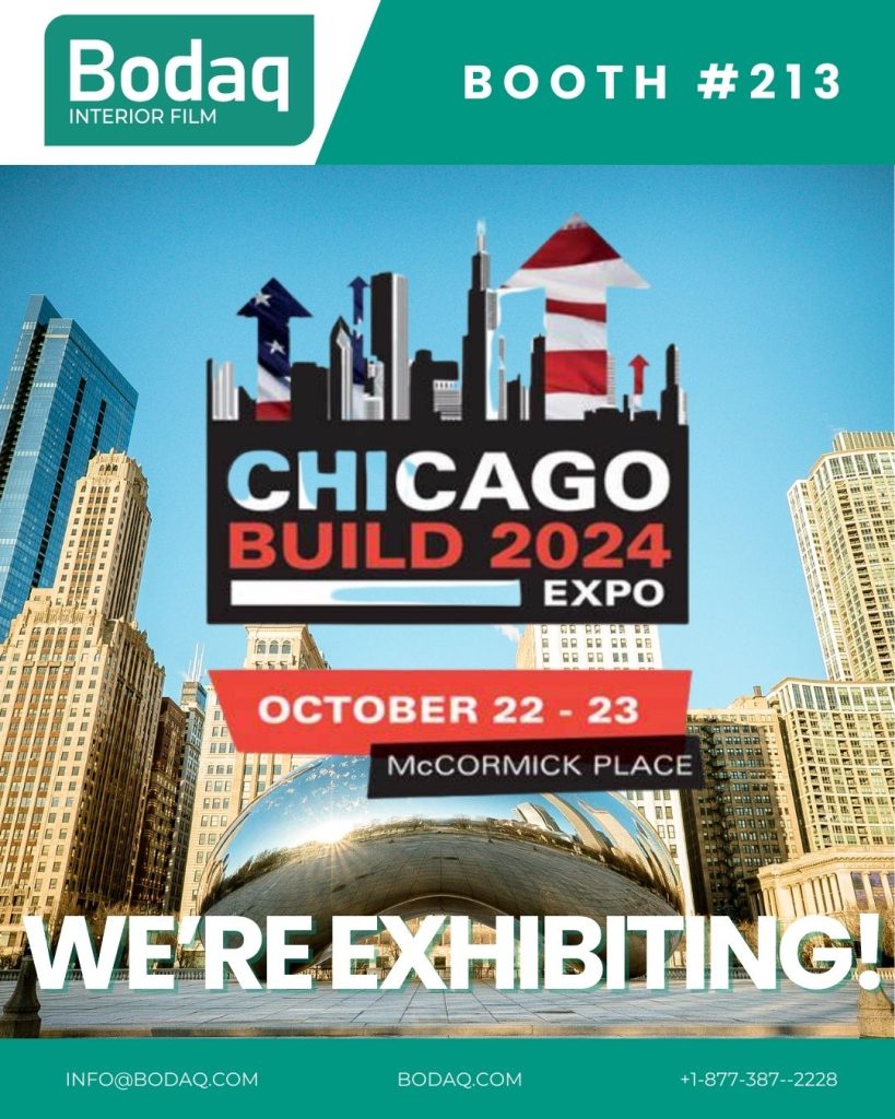 Bodaq exhibiting at Chicago Build Expo 2024. Booth 213