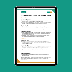 Film Application Guidelines