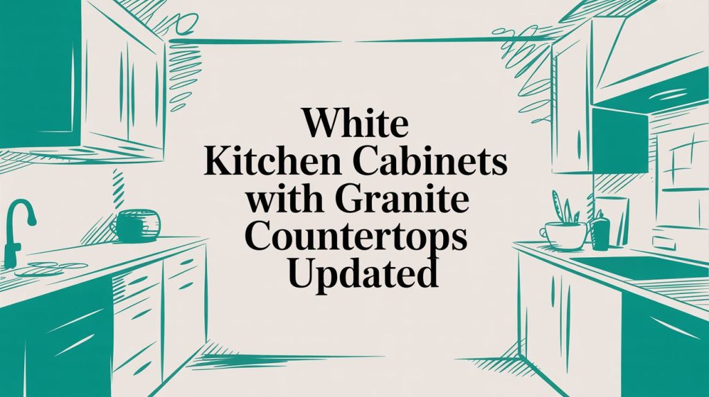 Bodaq at CECA Convention 2022 in Montreal, QC 2 white kitchen cabinets with granite countertops design illustration