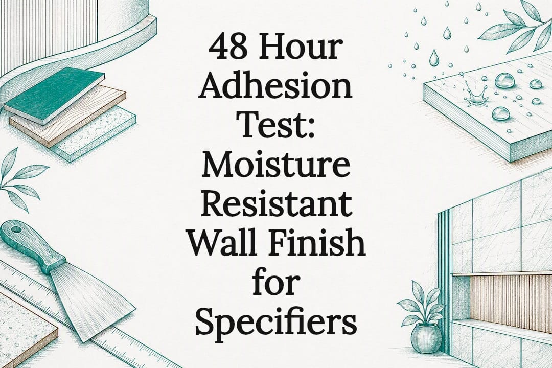 Architectural film adhesion test title card