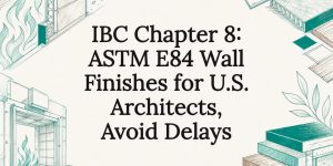 Decorative IBC wall finish title card
