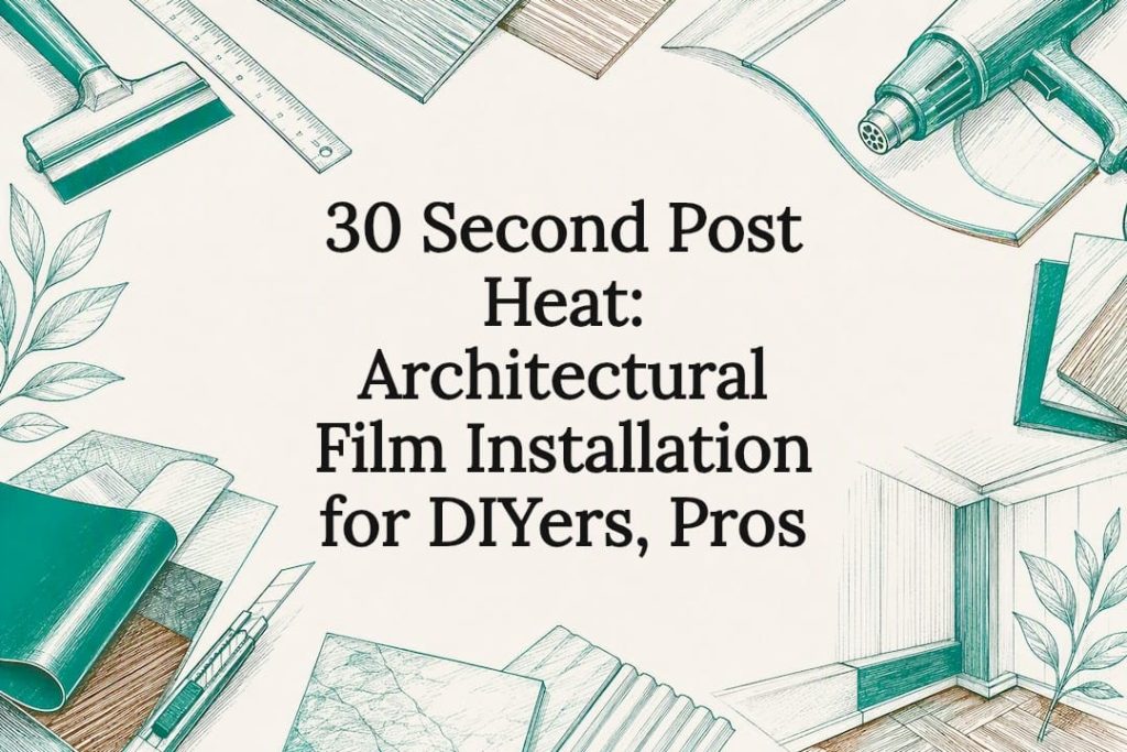 Architectural film installation title card