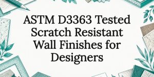 Sketch framing title about scratch resistant wall finishes