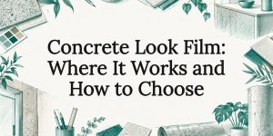 Concrete film title card illustration
