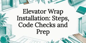 Sketch-framed elevator wrap article title
