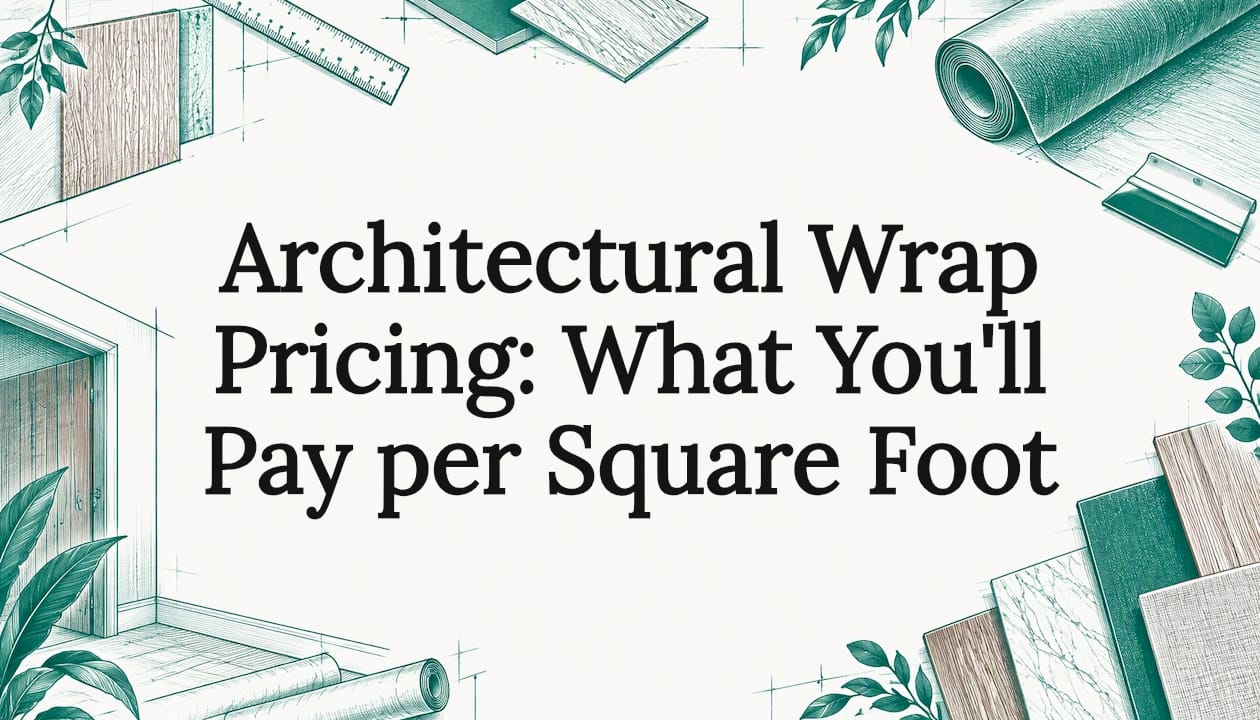 Architectural wrap pricing title card