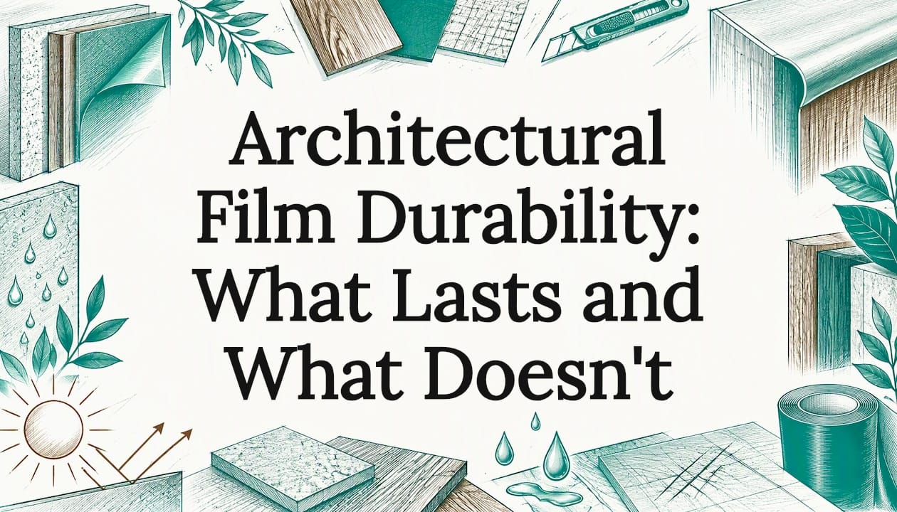 Hand-drawn architectural film durability title card